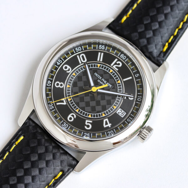 Calatrava 6007G-001 Yellow Black Dial in White Gold - Image 3