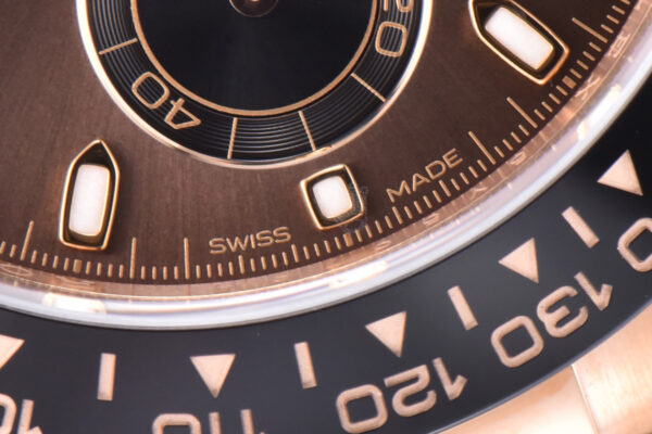 Daytona 116515LN Chocolate Dial with Stick Markers in Everose Gold - Image 4