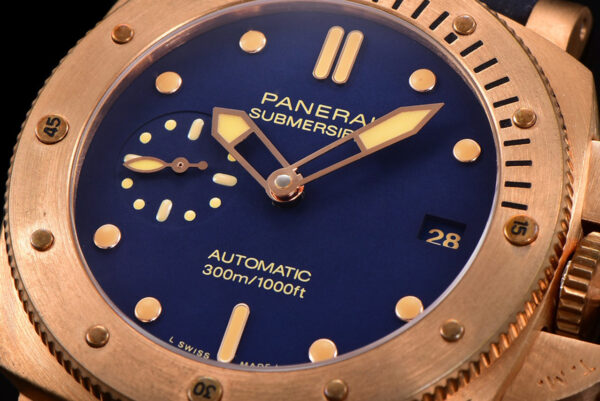 PAM1074 Submersible Bronzo Blu Abisso 42mm - Image 3