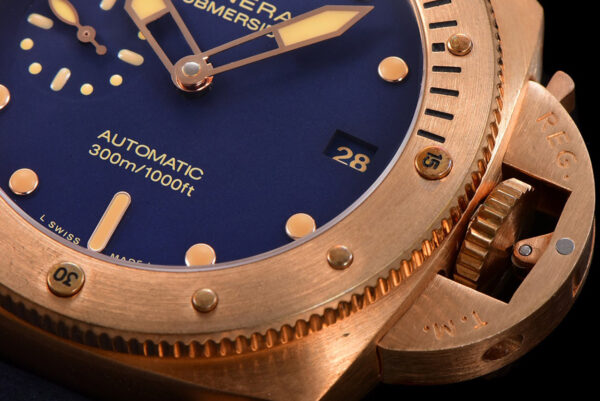 PAM1074 Submersible Bronzo Blu Abisso 42mm - Image 4