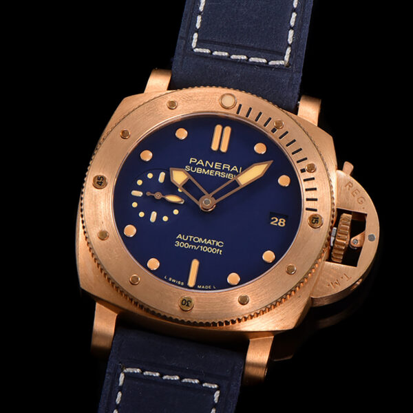 PAM1074 Submersible Bronzo Blu Abisso 42mm - Image 2