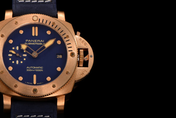 PAM1074 Submersible Bronzo Blu Abisso 42mm - Image 7