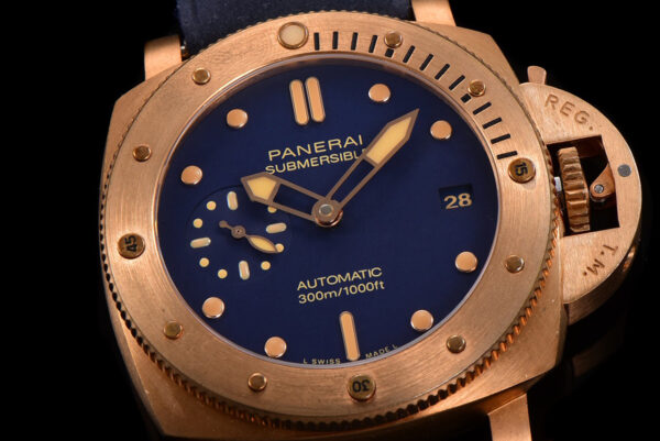 PAM1074 Submersible Bronzo Blu Abisso 42mm - Image 6