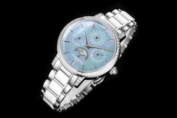 Traditionelle Perpetual Calendar Ultra-Thin 4305T/000G-B948 Blue Dial in White Gold on Bracelet - Image 2