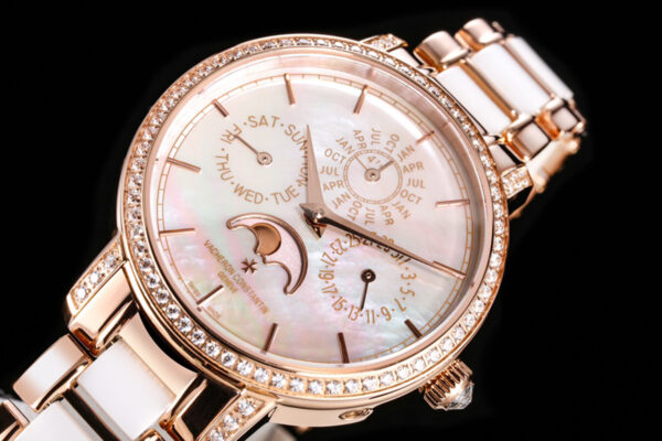 Traditionelle Perpetual Calendar Ultra-Thin 4305T/000R-B947 White Dial in Pink Gold on Bracelet - Image 3