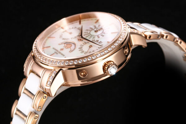 Traditionelle Perpetual Calendar Ultra-Thin 4305T/000R-B947 White Dial in Pink Gold on Bracelet - Image 6