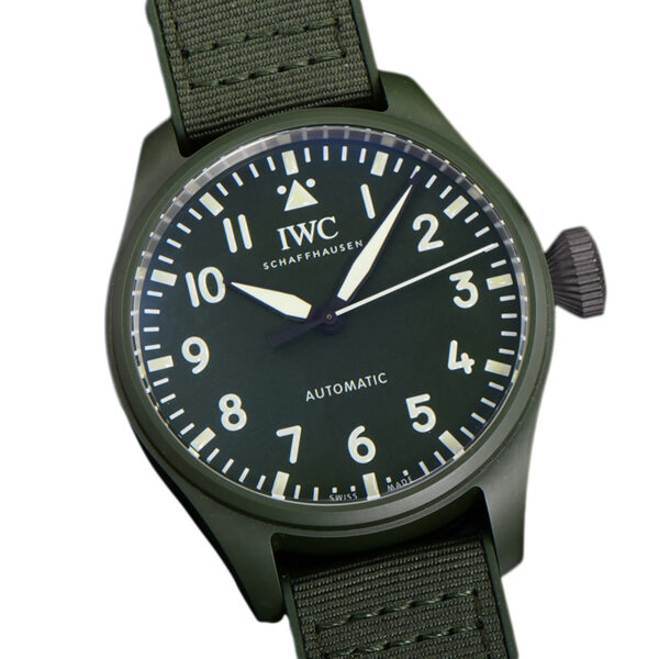 Big Pilot’s Watch 43 IW329802 Top Gun Edition Woodland on Camo Strap - Image 2