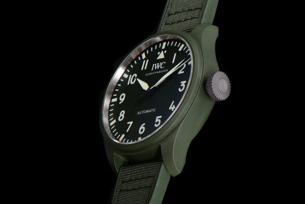 Big Pilot’s Watch 43 IW329802 Top Gun Edition Woodland on Camo Strap - Image 6