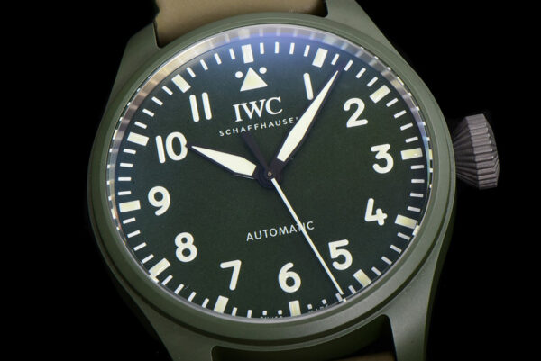 Big Pilot’s Watch 43 IW329802 Top Gun Edition Woodland on Camo Strap - Image 3