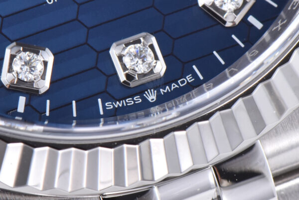 Datejust 36 126234 Blue Motif Dial with Diamond Marker in Steel in Jubilee Bracelet - Image 5