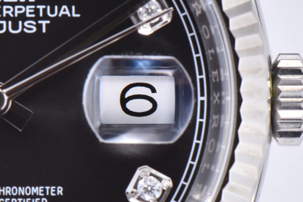 Datejust 36 126234 Bright Black Dial with Diamond Marker in Steel in Jubilee Bracelet - Image 4