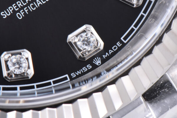 Datejust 36 126234 Bright Black Dial with Diamond Marker in Steel in Jubilee Bracelet - Image 6