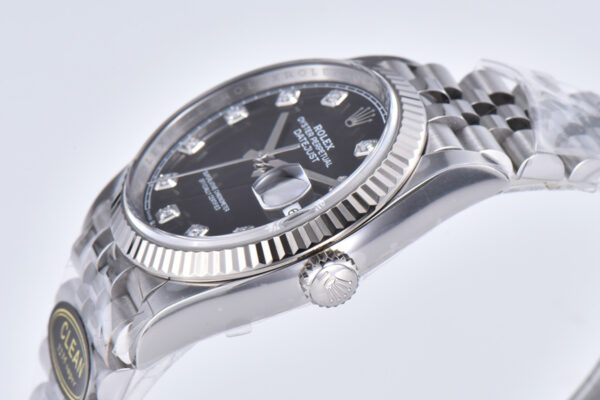 Datejust 36 126234 Bright Black Dial with Diamond Marker in Steel in Jubilee Bracelet - Image 5