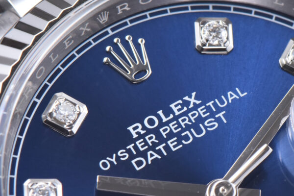 Datejust 36 126234 Bright Blue Dial with Diamond Marker in Steel in Jubilee Bracelet - Image 3