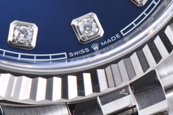 Datejust 36 126234 Bright Blue Dial with Diamond Marker in Steel in Jubilee Bracelet - Image 6