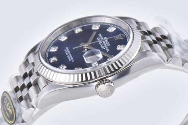 Datejust 36 126234 Bright Blue Dial with Diamond Marker in Steel in Jubilee Bracelet - Image 7