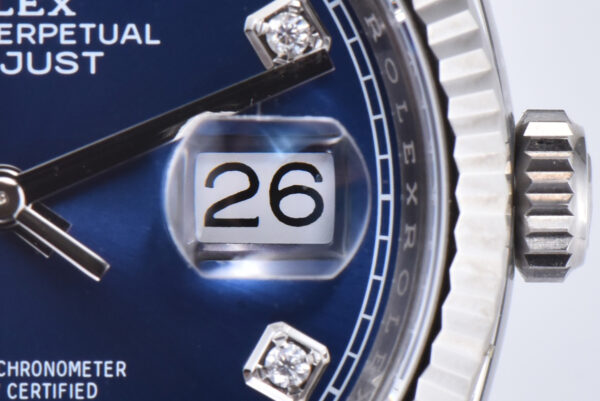Datejust 36 126234 Bright Blue Dial with Diamond Marker in Steel in Jubilee Bracelet - Image 4