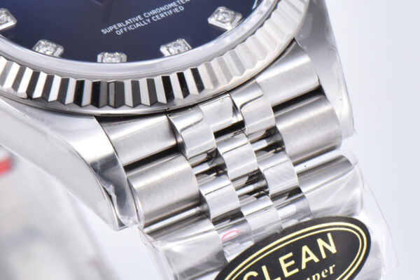 Datejust 36 126234 Bright Blue Dial with Diamond Marker in Steel in Jubilee Bracelet - Image 8