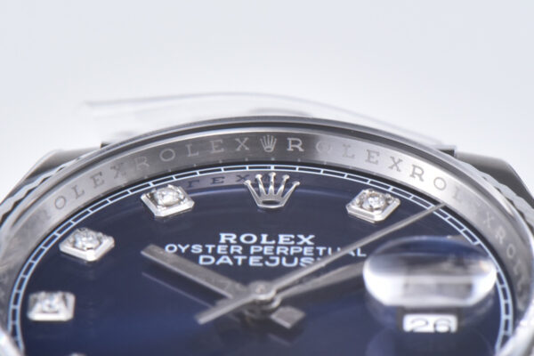 Datejust 36 126234 Bright Blue Dial with Diamond Marker in Steel in Jubilee Bracelet - Image 5
