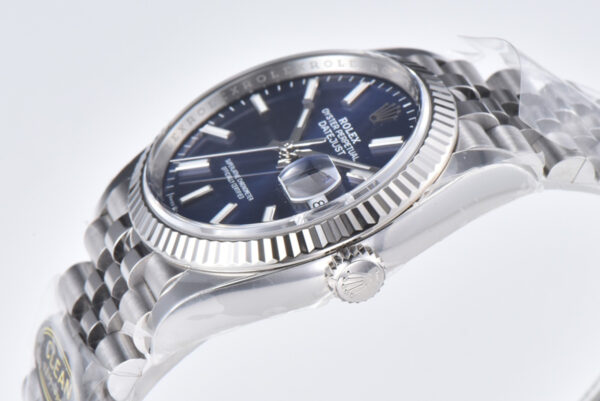 Datejust 36 126234 Bright Blue Dial with Stick Marker in Steel in Jubilee Bracelet - Image 6