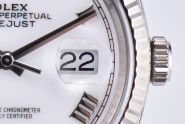 Datejust 36 126234 White Dial with Roman Marker in Steel in Jubilee Bracelet - Image 4