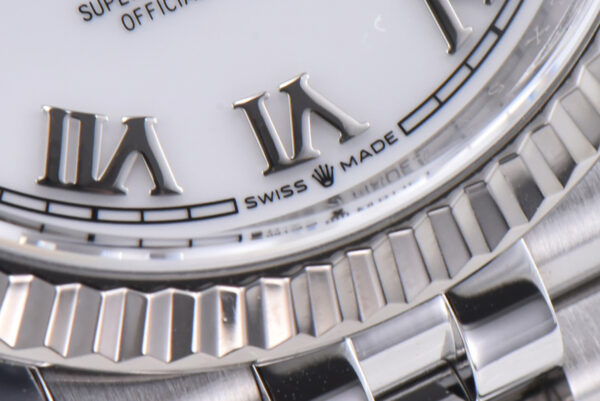 Datejust 36 126234 White Dial with Roman Marker in Steel in Jubilee Bracelet - Image 5