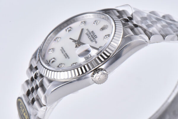 Datejust 36 126234 White MOP Dial with Diamond Marker in Steel in Jubilee Bracelet - Image 2