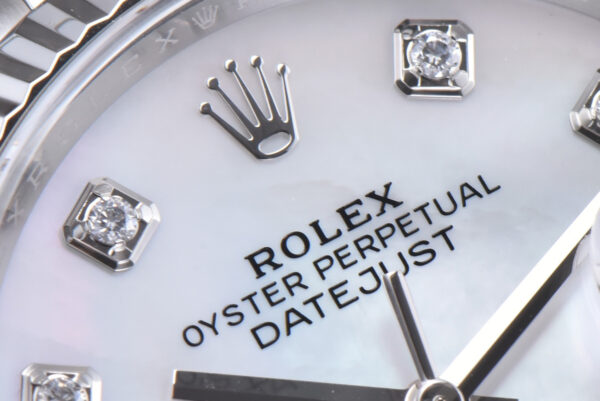 Datejust 36 126234 White MOP Dial with Diamond Marker in Steel in Jubilee Bracelet - Image 4