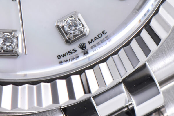Datejust 36 126234 White MOP Dial with Diamond Marker in Steel in Jubilee Bracelet - Image 7