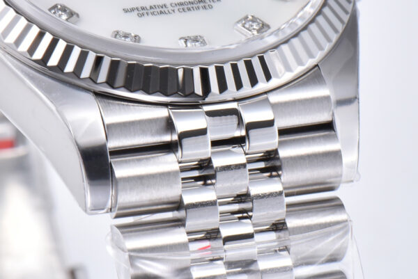 Datejust 36 126234 White MOP Dial with Diamond Marker in Steel in Jubilee Bracelet - Image 8