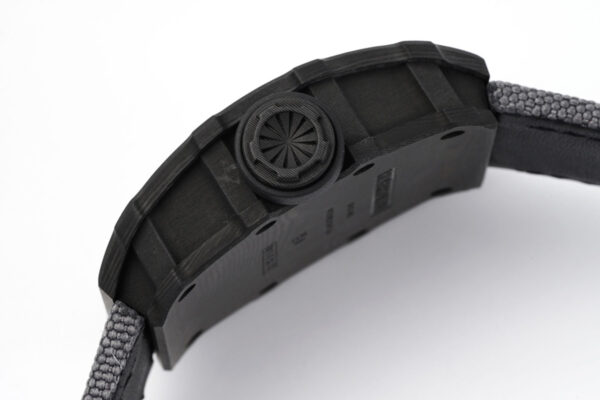 RM 035-01 Rafael Nadal NTPT Carbon on Grey Nylon Strap (Sonic) - Image 5