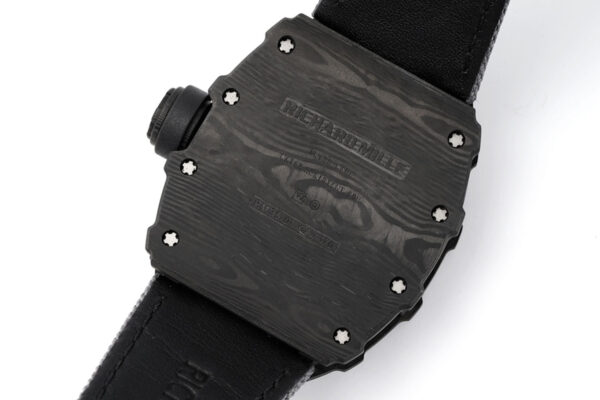 RM 035-01 Rafael Nadal NTPT Carbon on Grey Nylon Strap (Sonic) - Image 8
