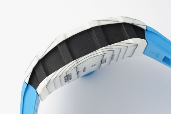 RM 035-01 Rafael Nadal White NTPT on Blue Rubber Strap (Sonic) - Image 7
