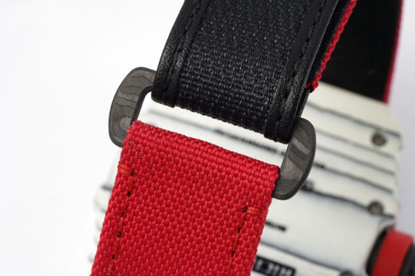 RM 035-01 Rafael Nadal White NTPT on Red Nylon Strap (Sonic) - Image 9
