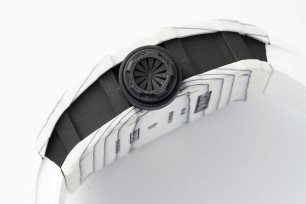 RM 035-01 Rafael Nadal White NTPT on White Rubber Strap (Sonic) - Image 4