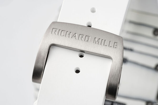 RM 035-01 Rafael Nadal White NTPT on White Rubber Strap (Sonic) - Image 9