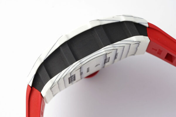 RM 035-01 Rafael Nadal White NTPT on Red Rubber Strap (Sonic) - Image 7
