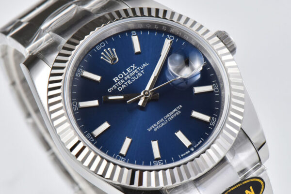 Datejust 36mm CF 126334 Blue Dial Stick Markers on Oyster Bracelet - Image 6
