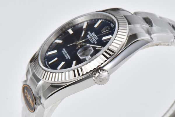 Datejust 36mm CF 126334 Blue Dial Stick Markers on Oyster Bracelet - Image 9