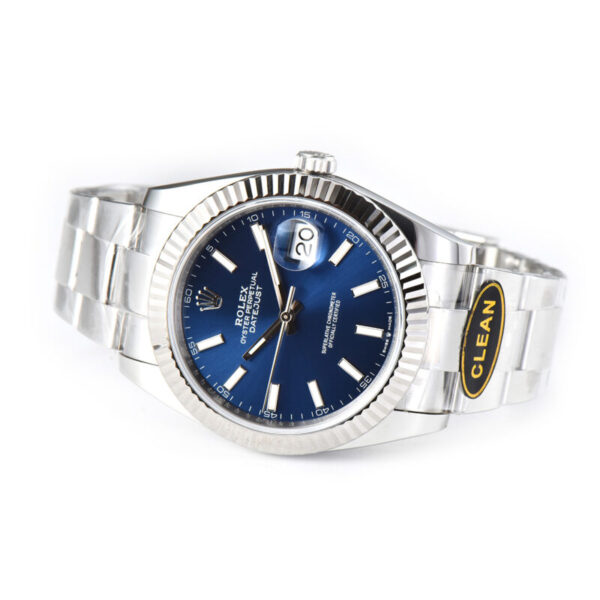 Datejust 36mm CF 126334 Blue Dial Stick Markers on Oyster Bracelet - Image 5