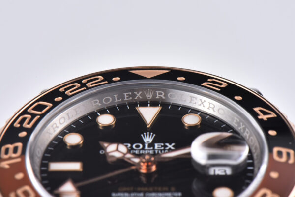 GMT Master II 126715 CHNR Clean Factory “Rootbeer” in Rose Gold and Steel - Image 9