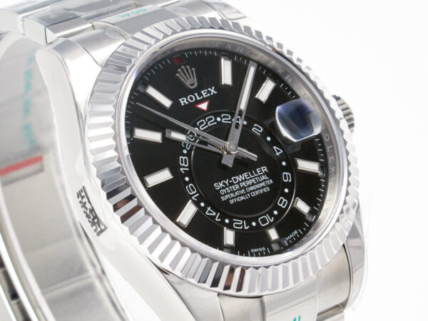 Sky-Dweller 326934 904L SS ZF 1:1 Best Edition Black Dial on SS Bracelet A2824 - Image 13