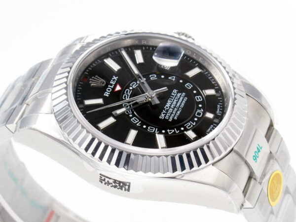 Sky-Dweller 326934 904L SS ZF 1:1 Best Edition Black Dial on SS Bracelet A2824 - Image 7
