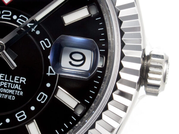 Sky-Dweller 326934 904L SS ZF 1:1 Best Edition Black Dial on SS Bracelet A2824 - Image 8