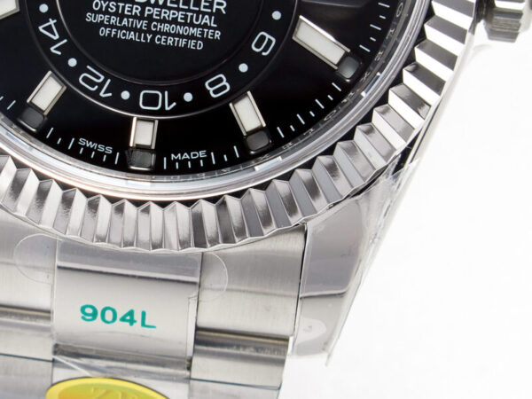Sky-Dweller 326934 904L SS ZF 1:1 Best Edition Black Dial on SS Bracelet A2824 - Image 11