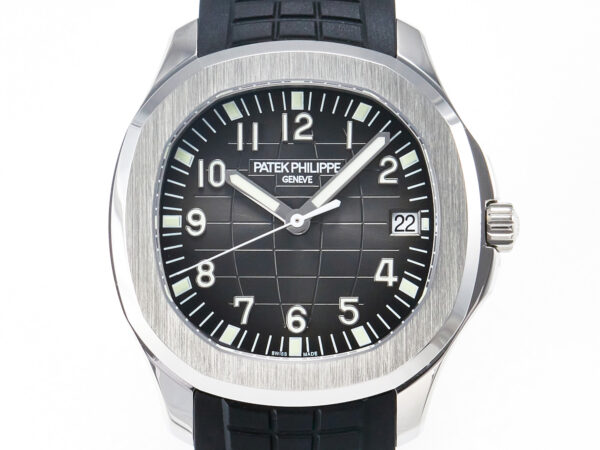 Aquanaut 5167 40mm SS 3KF 1:1 Best Edition Black Dial on Black Rubber Strap A330 Super Clone V3 - Image 3