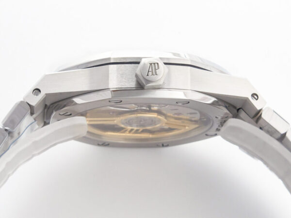 Royal Oak 41mm 15500 SS ZF 1:1 Best Edition Black Textured Dial on SS Bracelet SA4302 Super Clone V3 - Image 17