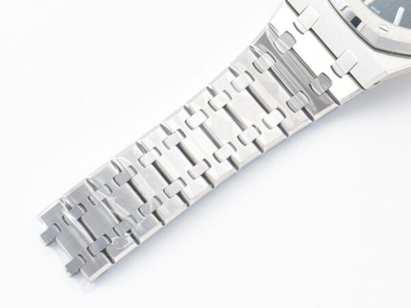 Royal Oak 41mm 15500 SS ZF 1:1 Best Edition Blue Textured Dial on SS Bracelet SA4302 Super Clone V3 - Image 17