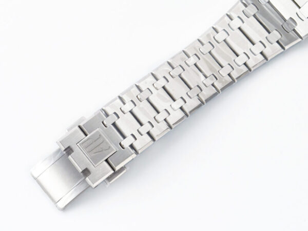Royal Oak 41mm 15500 SS ZF 1:1 Best Edition Blue Textured Dial on SS Bracelet SA4302 Super Clone V3 - Image 16