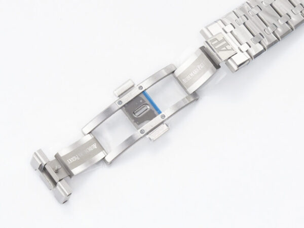 Royal Oak 41mm 15500 SS ZF 1:1 Best Edition Black Textured Dial on SS Bracelet SA4302 Super Clone V3 - Image 20